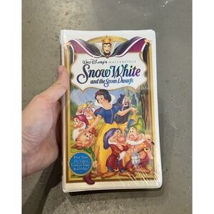 New Sealed Walt Disney Master Piece Snow White and the Seven Dwarfs VHS